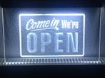 OPEN neon bord lamp LED verlichting reclame lichtbak #26 COM, Zakelijke goederen, Horeca | Meubilair en Inrichting, Verzenden