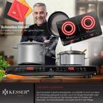 KESSER® Inductie Kookplaat - 2100W - 2 kookzones 28cm - Zwar, Verzenden, Nieuw