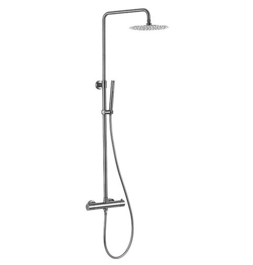 Opbouw regendouche 25cm hoofddouche thermostatisch volledig, Doe-het-zelf en Verbouw, Sanitair, Verzenden