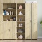 vidaXL buffetkast 45x41x185 cm bewerkt hout sonoma, Minder dan 50 cm, Verzenden, Nieuw, Minder dan 100 cm