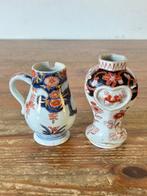 Pot (2) - Porselein - Mosterdpot en vaasje, Antiek en Kunst