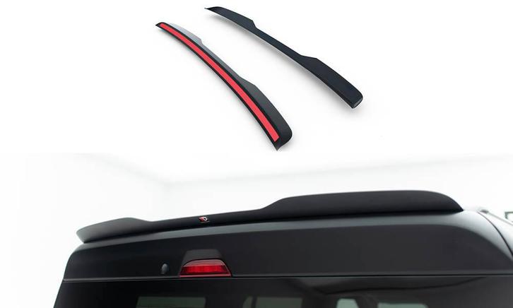 Spoiler Cap Ford Tourneo Courier MK2 Maxton Glanzend zwart, Auto-onderdelen, Overige Auto-onderdelen, Ophalen of Verzenden
