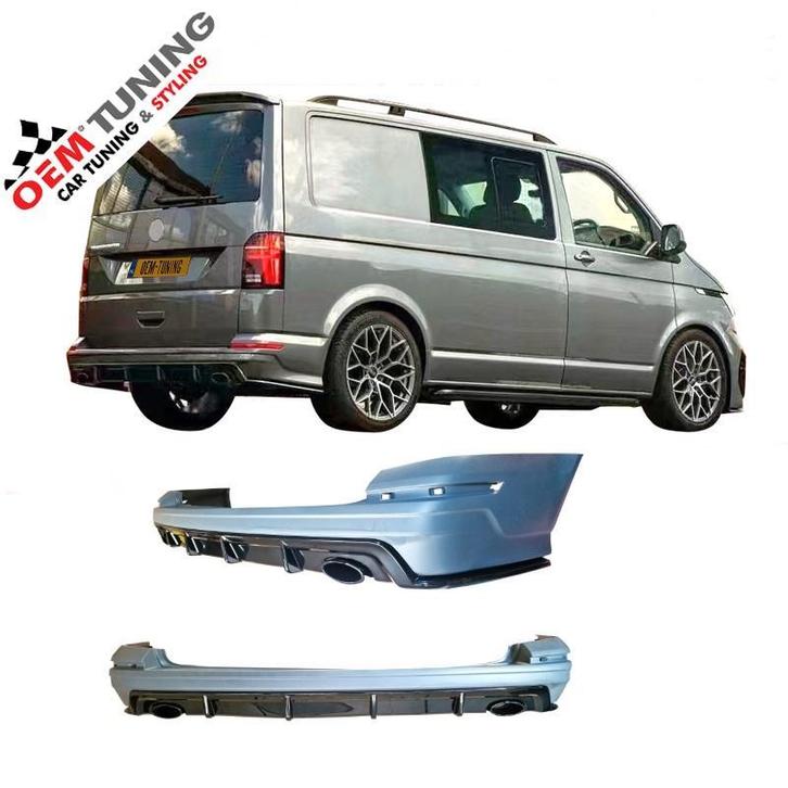 Transporter T6 T6.1 achterbumper + diffuser | sport edtion |, Auto-onderdelen, Carrosserie en Plaatwerk, Voor, Achter, Bumper