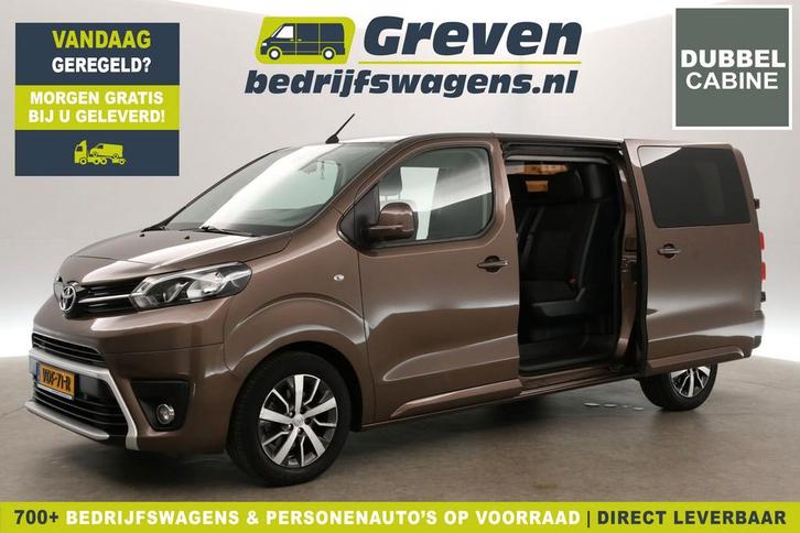 Toyota ProAce 2.0 D-4D L3H1, Auto's, Bestelauto's, Onderhoudsboekje, Lease, Handgeschakeld, Bruin, Financial lease, Stof, Diesel