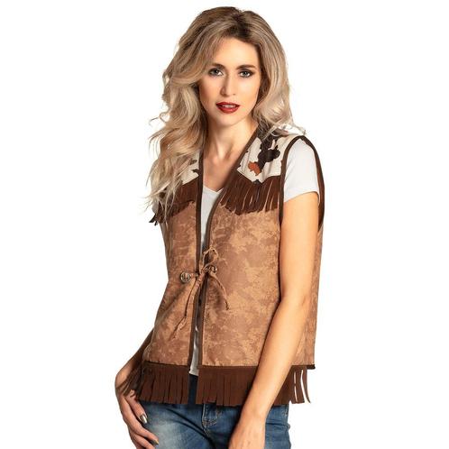 Cowboy Vest Dames, Kleding | Dames, Carnavalskleding en Feestkleding, Nieuw, Verzenden