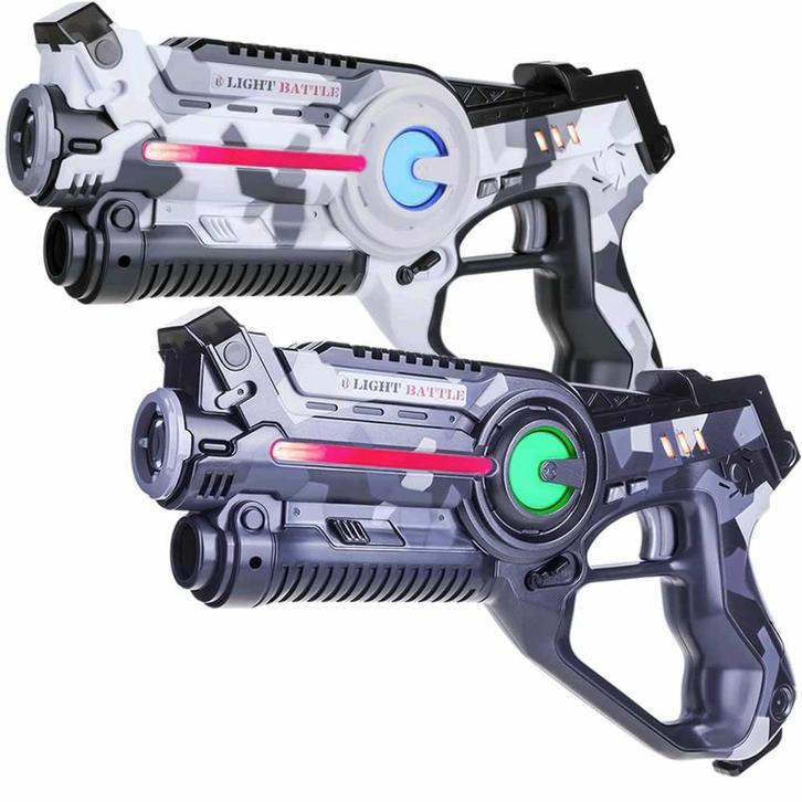 NIEUW: Light Battle Active Camo Laser game Set - 2 Laserguns, Kinderen en Baby's, Speelgoed | Buiten | Actiespeelgoed, Nieuw, Ophalen of Verzenden