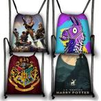 Gymtassen van fortnite en harry potter, Sieraden, Tassen en Uiterlijk, Tassen | Reistassen en Weekendtassen, Nieuw, 35 tot 55 cm