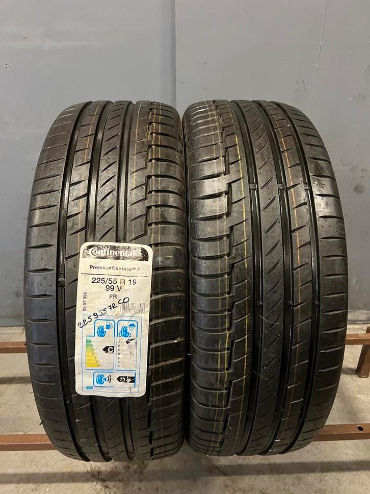 Nieuwe Continental zomerbanden, maat 225/55R19 99V, Auto-onderdelen, Banden en Velgen, Zomerbanden, 225 mm, Personenwagen, Nieuw