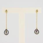2-delige sieradenset - 18 karaat Geel goud Parel - Diamant, Sieraden, Tassen en Uiterlijk, Antieke sieraden