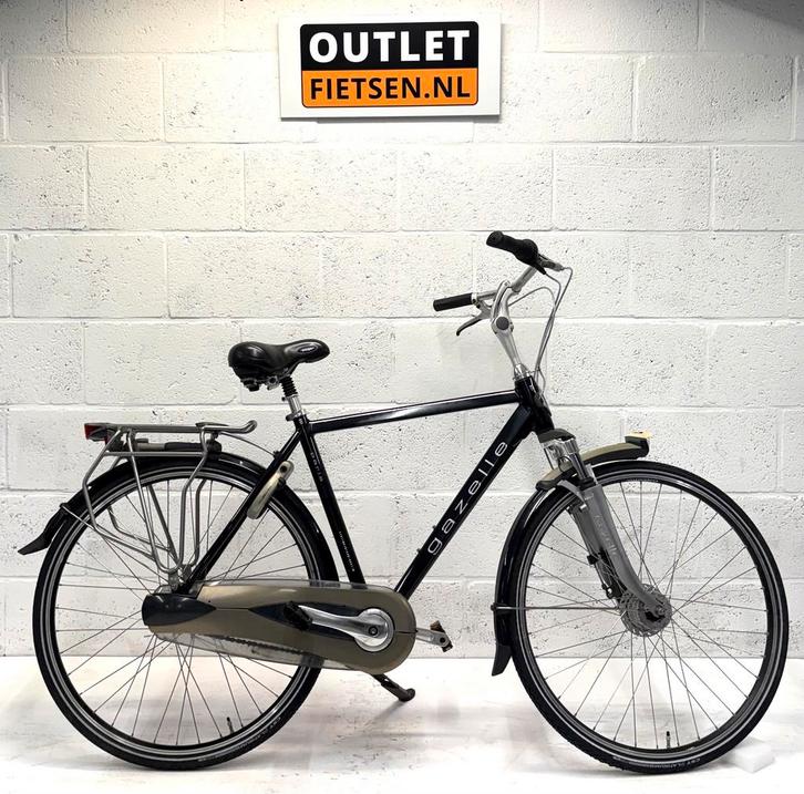 Gazelle Paris+ inclusief gratis verzending!, Fietsen en Brommers, Fietsen | Heren | Herenfietsen, Gebruikt, Verzenden