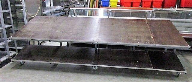 Groente stelling met 2 etages, B363 x D120 x H105cm, Zakelijke goederen, Kantoor en Winkelinrichting | Winkel en Inventaris