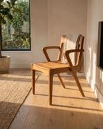 Pinea eetkamerstoel – massief teak, Bruin, Nieuw, Ophalen of Verzenden, Modern / minimalistisch / Scandinavisch