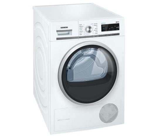 Siemens Wt47w5g1 Warmtepompdroger 8kg, Witgoed en Apparatuur, Wasdrogers, Zo goed als nieuw, Voorlader, 85 tot 90 cm, Ophalen of Verzenden