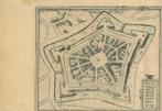 Stadsplattegrond van Philippeville, Antiek en Kunst, Kunst | Etsen en Gravures