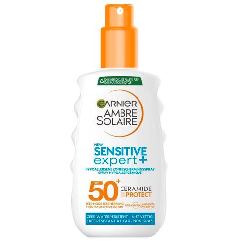 Garnier Ambre Solaire Sensitive Expert SPF50+, Sieraden, Tassen en Uiterlijk, Uiterlijk | Lichaamsverzorging, Nieuw, Verzenden