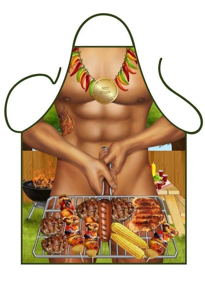 Schort Barbecue Man, Hobby en Vrije tijd, Feestartikelen, Nieuw, Verzenden