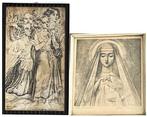 Jan Toorop (1858-1928) - Ere aan God in den Hooge en Madonna, Antiek en Kunst