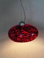 Plafondlamp - Glas - Vintage hanglamp, gevlekt, Antiek en Kunst, Antiek | Lampen