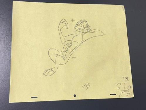 Walt Disney - Originele animatietekening van Timon - Timon &, Boeken, Strips | Comics