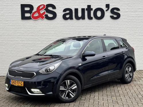 Zakelijke Lease |  Kia Niro 1.6 GDi Hybrid DynamicLine Autom, Auto's, Kia, Onderhoudsboekje, Lease, Grijs, Automaat, SUV of Terreinwagen