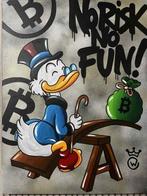 Xavier Van Walsem (1980) - scrooge mcduck No risk no fun, Antiek en Kunst, Kunst | Schilderijen | Modern