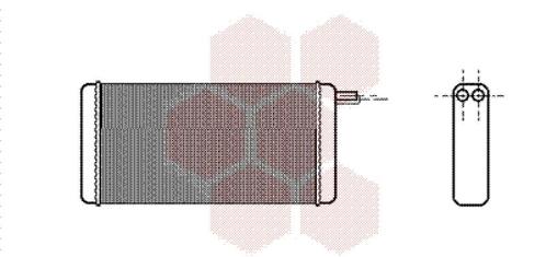 KACHEL RADIATEUR VOOR VW TRANSPORTER T3 1979-1992 251265303, Auto-onderdelen, Airco en Verwarming, Nieuw, Ophalen of Verzenden