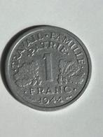 Frankrijk. 1 Franc 1944 Etat Français. Variété petit c