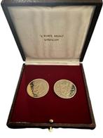 UNIEK - 2 x 2 1/2 gulden 1969 vis Proof in Kunstlederen, Postzegels en Munten, Munten | Nederland, Losse munt, Verzenden