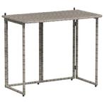 Inklapbare Tuintafel - 90x51cm - Tweedekansje - Tuin!, Ophalen of Verzenden, Nieuw, Rechthoekig, Overige materialen