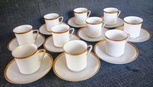 KPM Krister - Koffieservies (20) - Impero - 24 kt goud -, Antiek en Kunst, Antiek | Meubels | Tafels