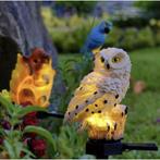 Gardlov Solar Uil Tuinlamp - Sfeervolle en Weerbestendige..., Ophalen of Verzenden, Nieuw