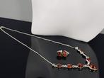 Zilver, Baltisch barnsteen sterling zilver - Ketting