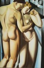 Europese school (XX), Naar Tamara de Lempicka - Adam and Eve, Antiek en Kunst