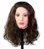 Vrouwenmasker (bruin haar), Verzenden, Nieuw