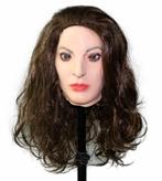 Vrouwenmasker (bruin haar), Kleding | Dames, Verzenden, Nieuw