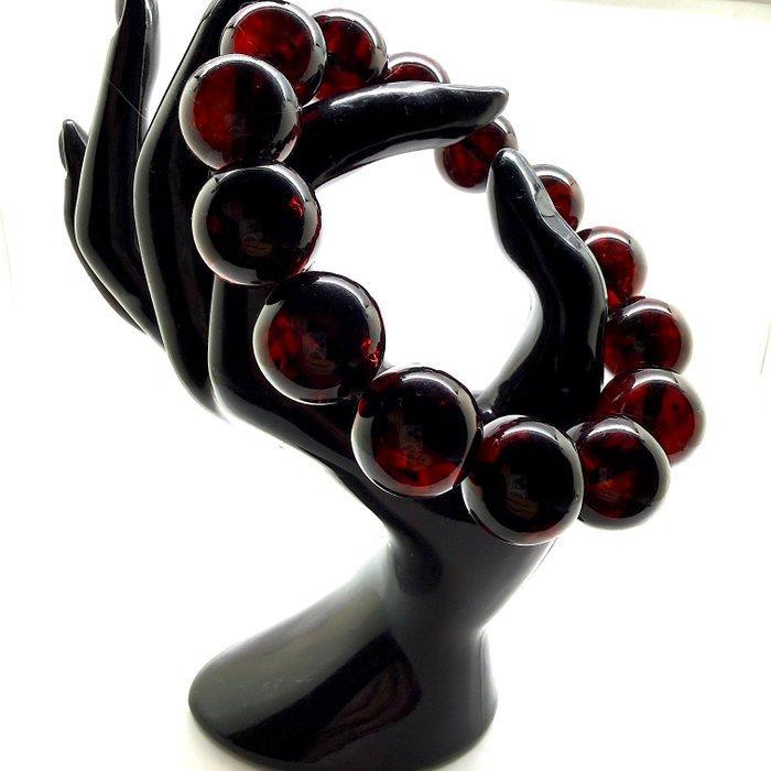 Exclusief armband Baltische amber kralen 16 mm 32,2 g -, Antiek en Kunst, Curiosa en Brocante