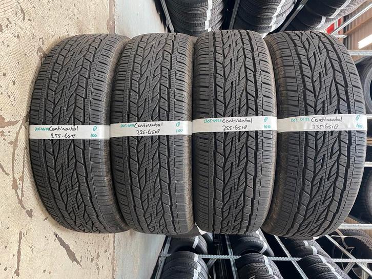 255-65-18 Continental Zomerbanden 8mm DOT: 4422    255 65 18, Auto-onderdelen, Banden en Velgen, 18 inch, Zomerbanden, 255 mm