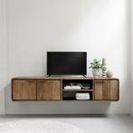 *WOONWINKEL* DTP Home Evo Hangend Tv-meubel Teak Hout 185 Cm, Verzenden, Nieuw