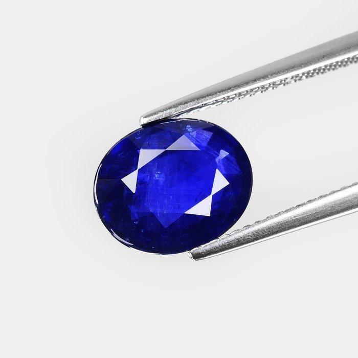 Blauw Saffier - 4.11 ct - Lotus Gemology - Sri Lanka, Sieraden, Tassen en Uiterlijk, Edelstenen