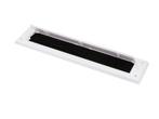 Brievenbusborstel wit met klep 340x80mm, Ophalen of Verzenden, Nieuw