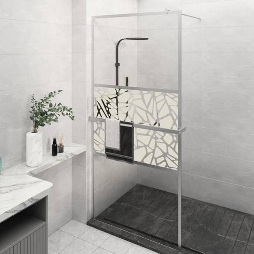 vidaXL Inloopdouchewand met schap 90x195 cm ESG-glas, Doe-het-zelf en Verbouw, Sanitair, Nieuw, Verzenden