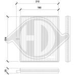 BINNENFILTER VOOR CHEVROLET LACETTI/NUBIRA KLAN/J200, Ophalen of Verzenden, Nieuw