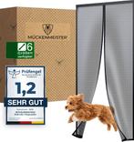 Vliegengordijn - Deurhor - Deurgordijn - 200x90 cm - Zwart -, Doe-het-zelf en Verbouw, Deuren en Horren, Verzenden, Zo goed als nieuw