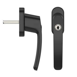 Raamsluiting met slot | AXA | Oval Roma, Doe-het-zelf en Verbouw, Hang- en Sluitwerk, Nieuw, Verzenden