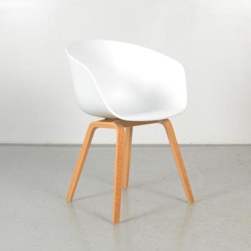 HAY About a Chair design kuipstoel, wit, 4-poot onderstel beschikbaar voor biedingen