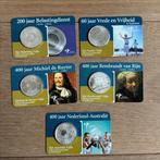 Nederland. 5 Euro Various Years (5 stuks) (Zonder