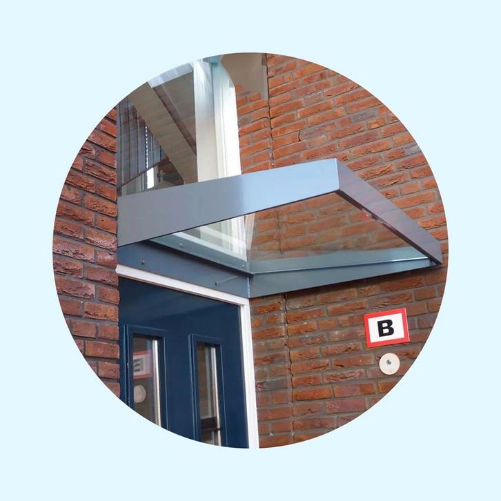 Aluminium luifel type Kader Hoog, Doe-het-zelf en Verbouw, Kozijnen en Schuifpuien, Overige typen, Nieuw, Verzenden