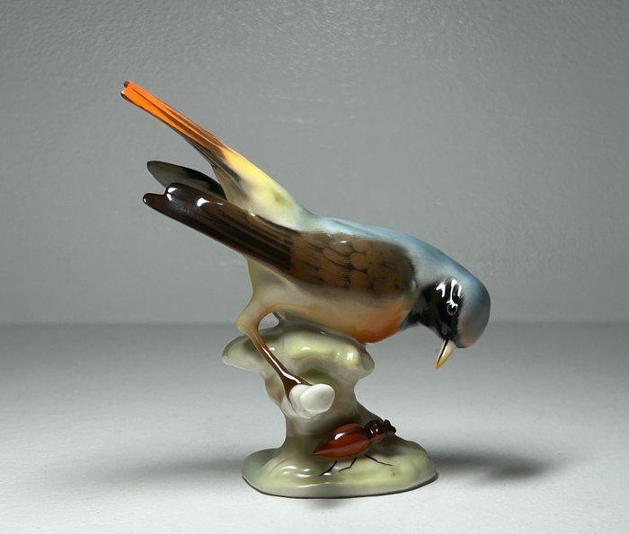 Hutschenreuther - Beeldje - Bird with Beetle by K. Tutter -, Antiek en Kunst, Antiek | Glas en Kristal