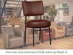 Leren eetkamerstoel Rondo - Granada Cognac (donkercognac) -, Bruin, Nieuw, Leer, Ophalen of Verzenden