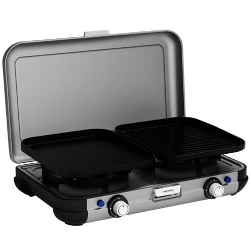 Campingaz Kitchen Grill and Go CV - 2-pits kooktoestel, Caravans en Kamperen, Kampeeraccessoires, Nieuw, Verzenden